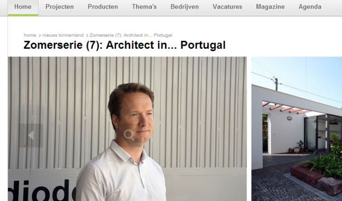Interview on Architectenweb.nl